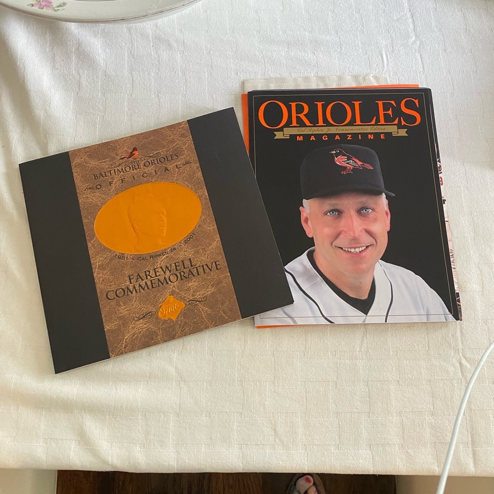 2001 Cal Ripken Farewell Commemorative Book & Magazine